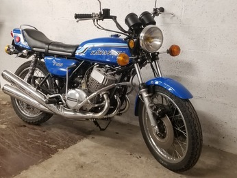 H2 750 KAWASAKI BLEU